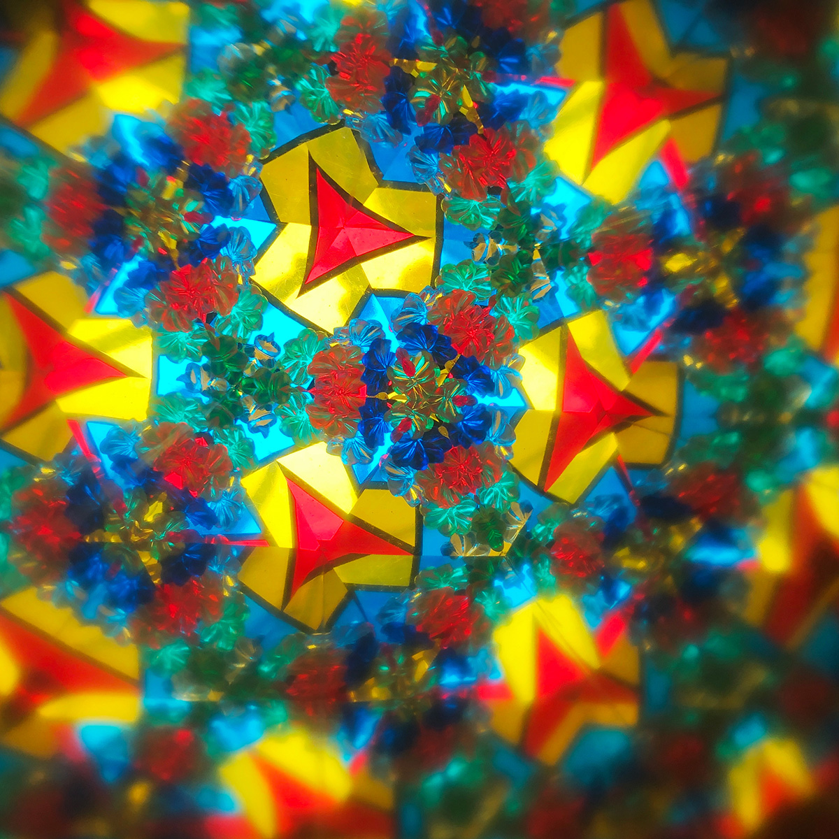 Picture taken within a kaleidoscope.